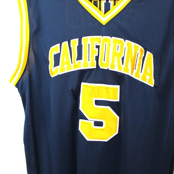 Vintage 1990's Jason Kidd #5 Jersey University CA Golden Bears NCAA Berkeley Lrg - Picture 3 of 4